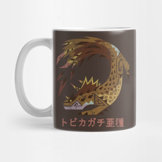 Monster Hunter World Viper Tobi-Kadachi Kanji by StebopDesigns